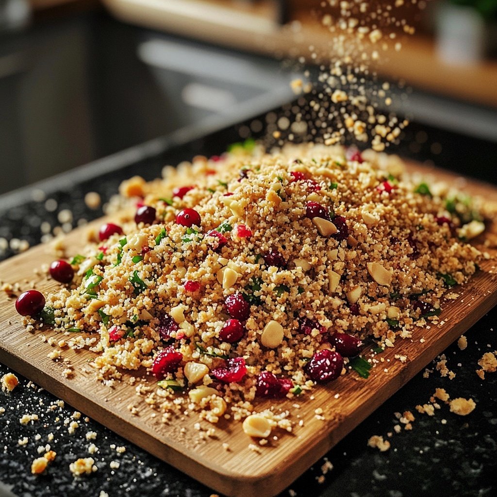 Herbstlicher Getreidesalat mit Cranberries