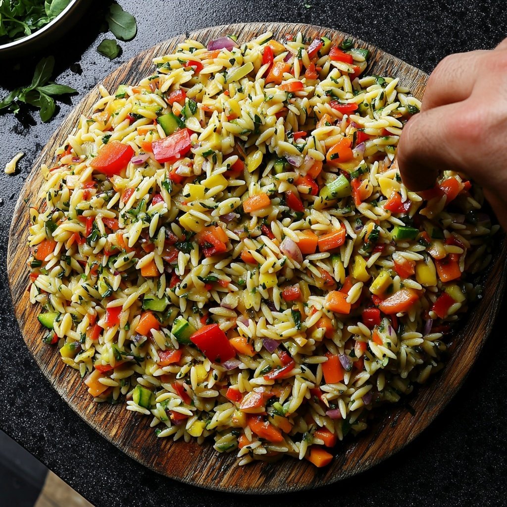 Mediterraner Orzo-Salat nach Omas Rezept