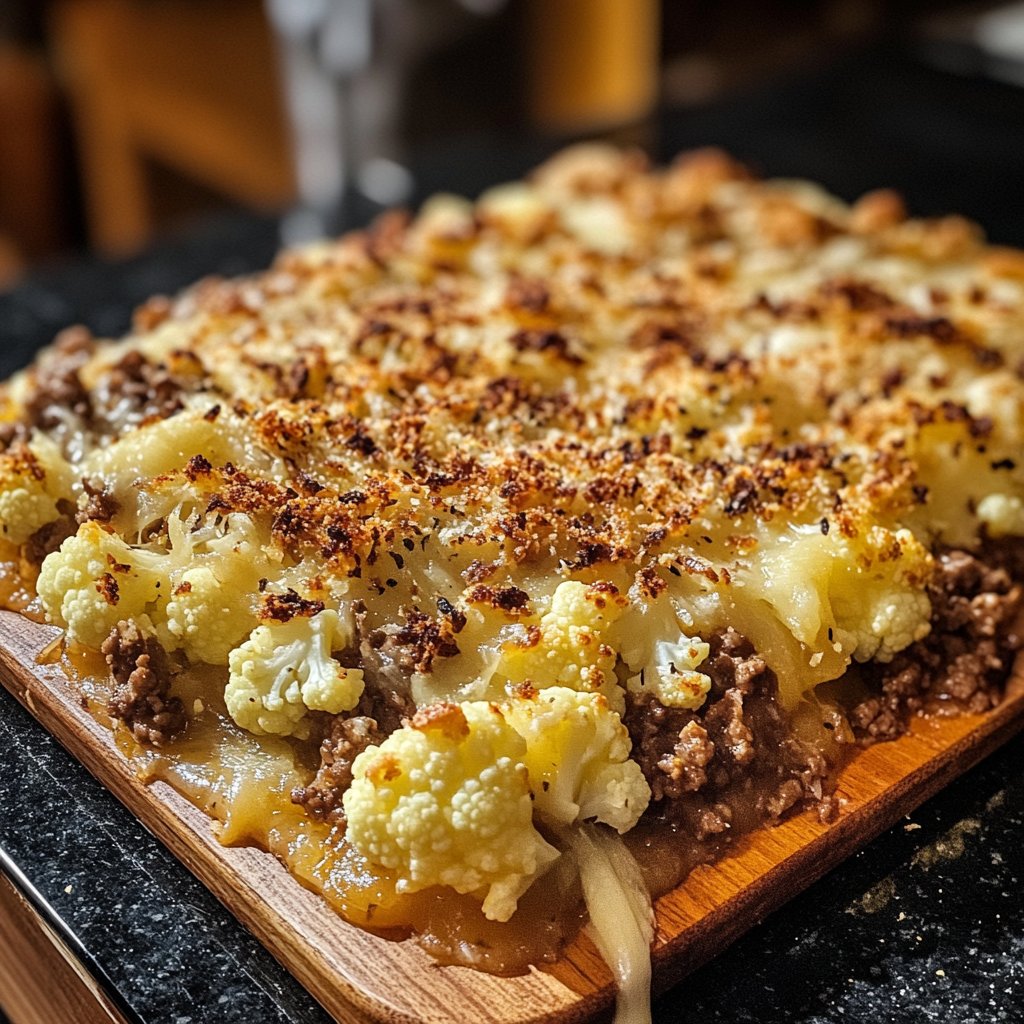 Hackfleisch Blumenkohl Pfanne