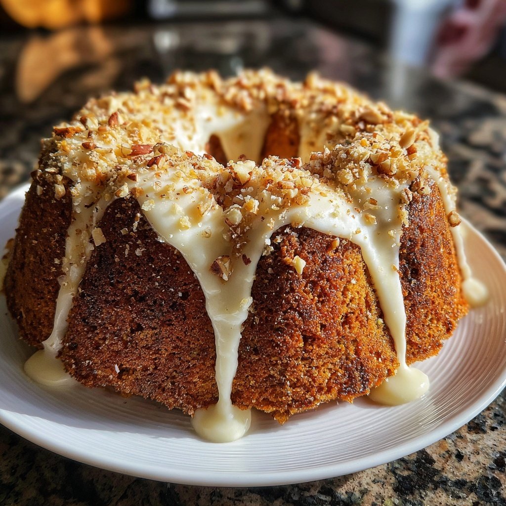 Gesunder Kuchen mit Karotte