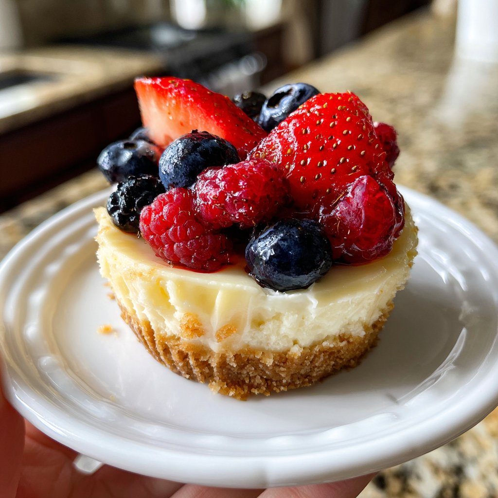 Mini-Cheesecakes mit Beeren