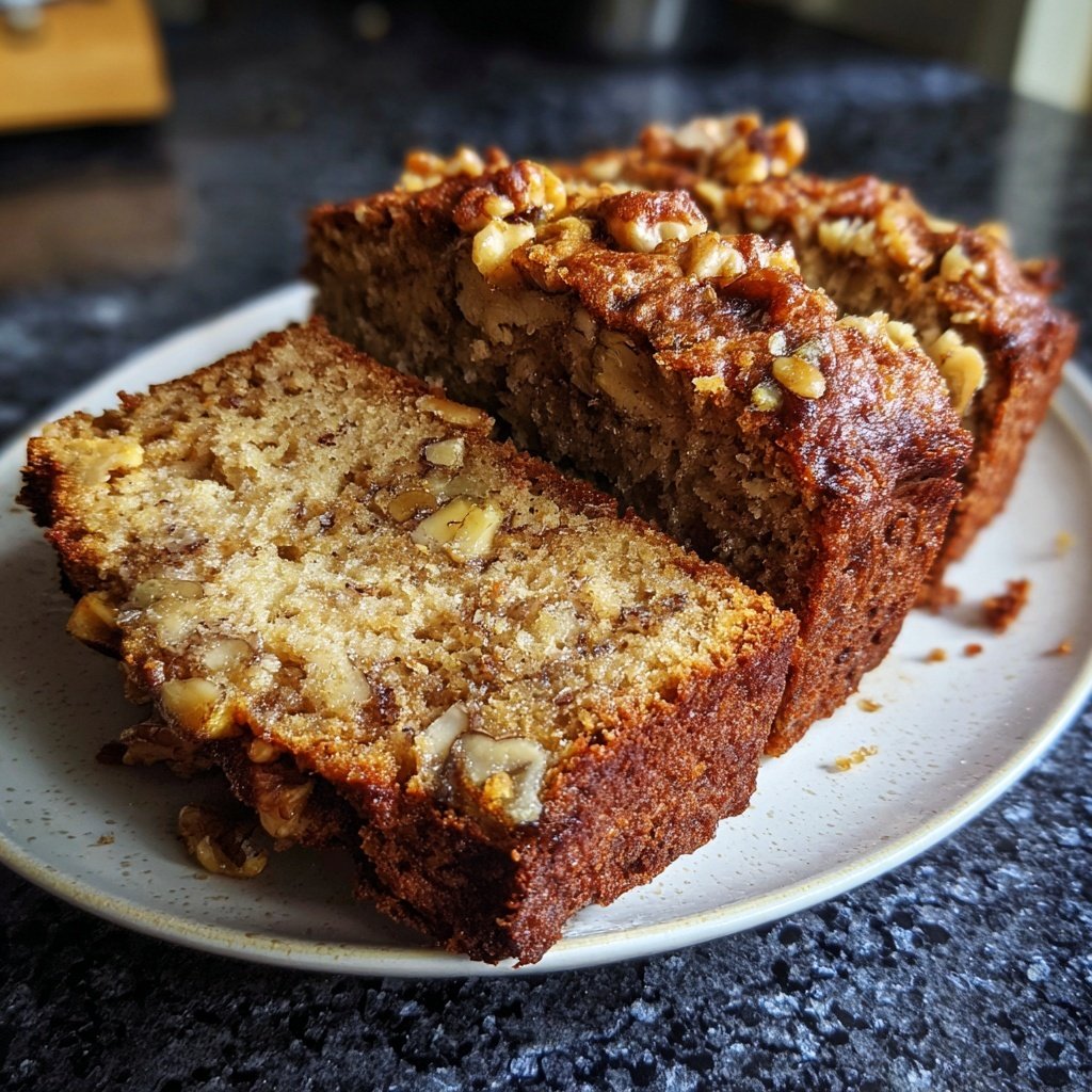 Bananenbrot ohne Zucker