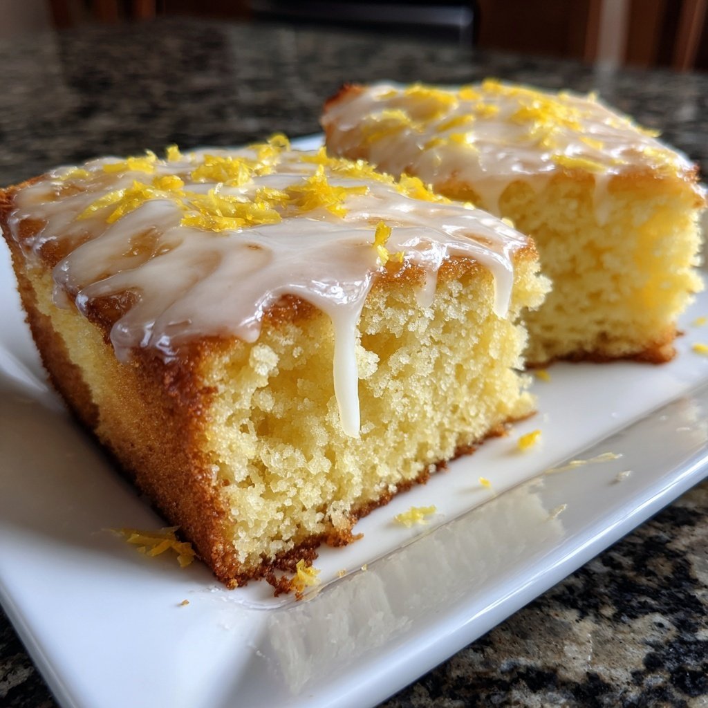 Zitronenkuchen für Kaffeezeit