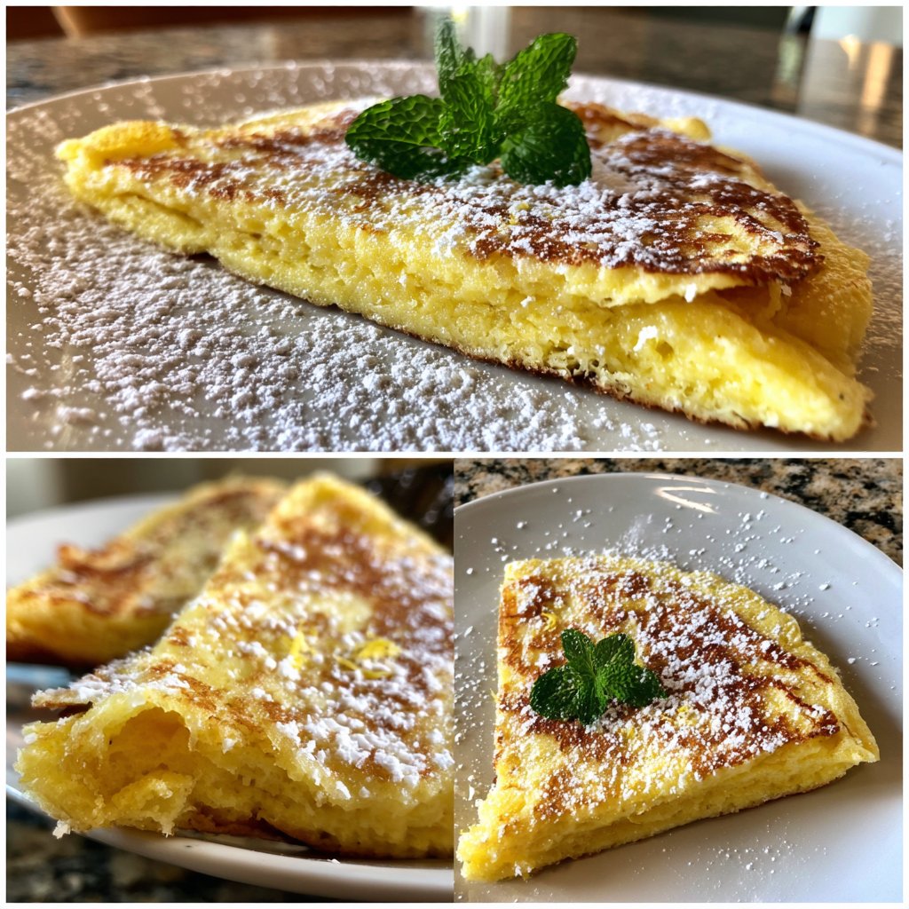 Pfannkuchen mit Zitronenzucker